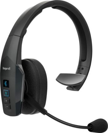 BlueParrott - B450-XT Wireless Bluetooth Mono Headset with 96% Noise-Cancelling Microphone and Padded Headband